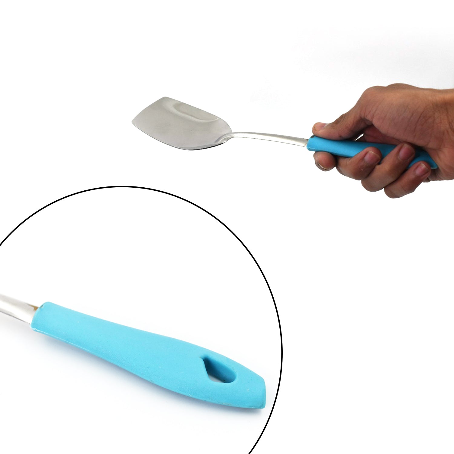 7042 SS Flat Serving Spoon N2 used in all kinds of household and official kitchen places for serving and having food stuffs and items. freeshipping - DeoDap 7042 SS Flat Serving Spoon N2 used in all kinds of household and official kitchen places for serving and having food stuffs and items. freeshipping - DeoDap